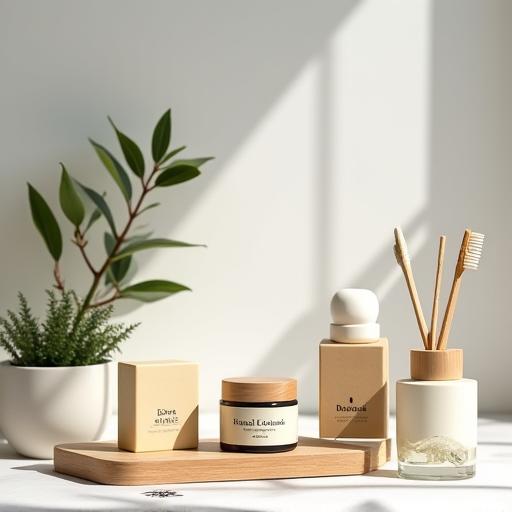 Eco-conscious lifestyle products showcasing ethical beauty from Ireland